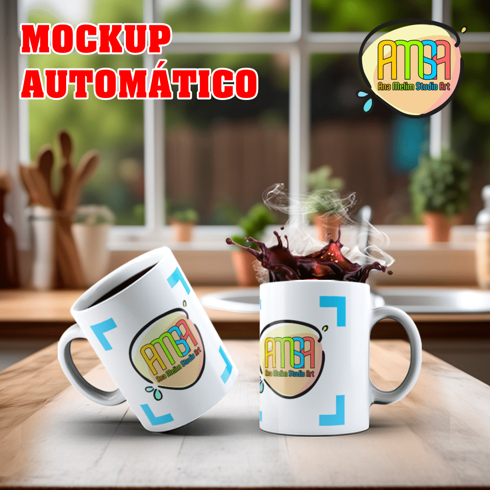 Mockup Autom Tico Caneca Ana Melim Studio Art