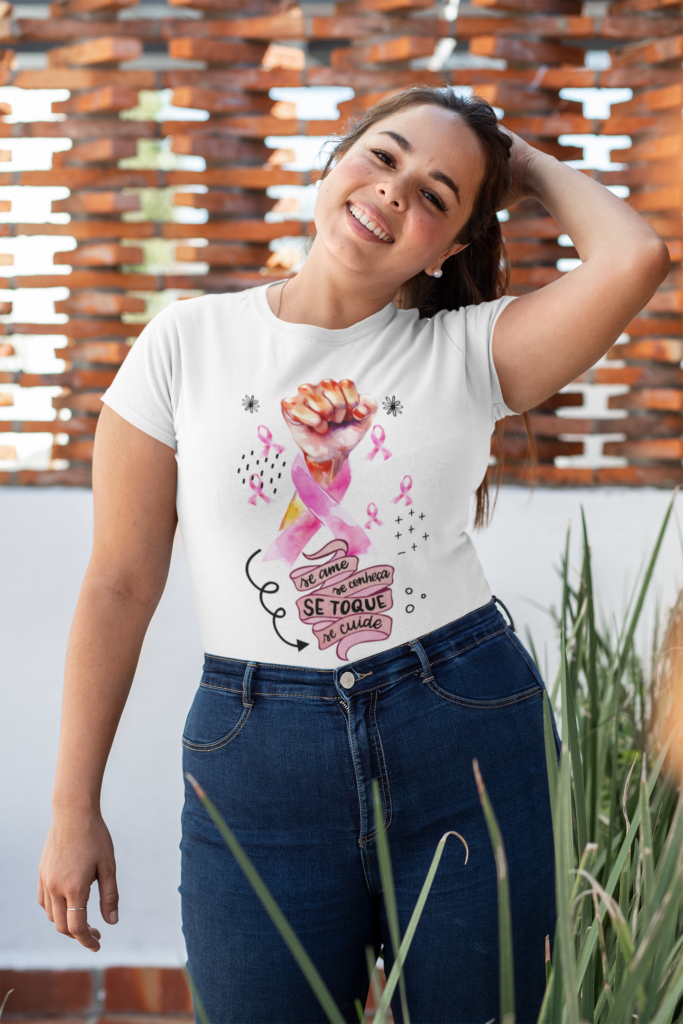 Estampas Outubro Rosa Camisas Ana Melim Studio Art