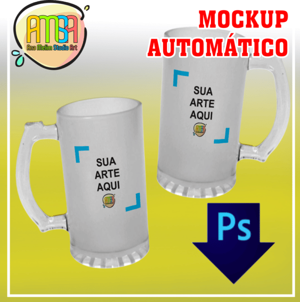 MOCKUP CANECA DE CHOPP – automático – Ana Melim Studio Art