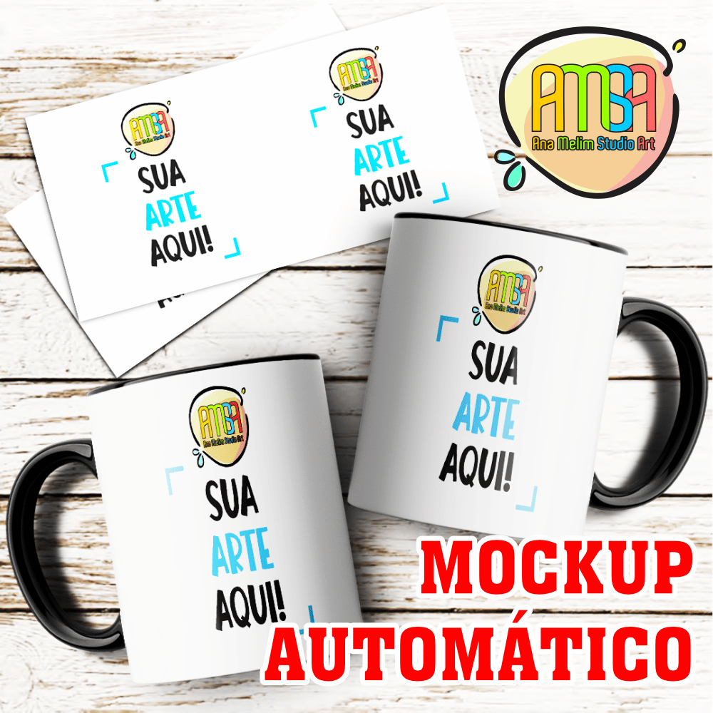 Mockup Autom Tico Caneca Ana Melim Studio Art