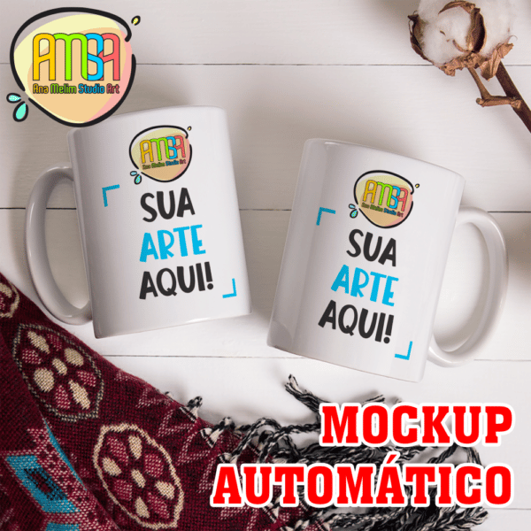 MOCKUP AUTOMÁTICO CANECA Ana Melim Studio Art