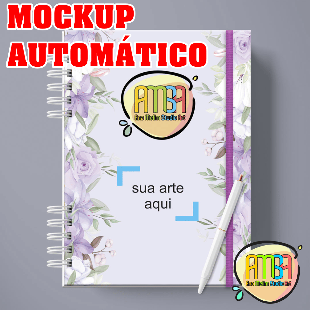 MOCKUP AGENDA AUTOMÁTICO Ana Melim Studio Art