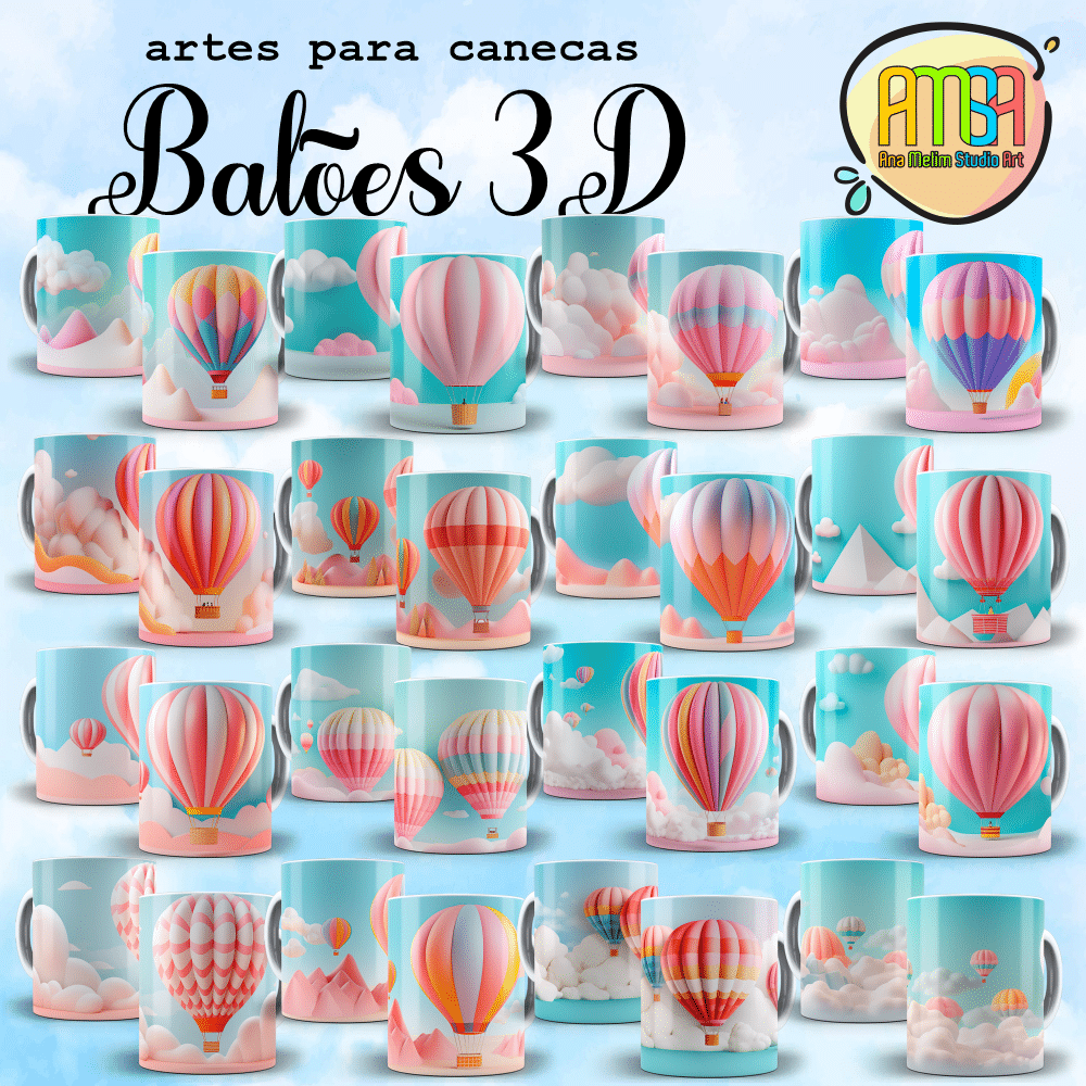 ESTAMPAS LINDAS BRUXAS 3D CANECAS – Ana Melim Studio Art